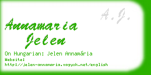 annamaria jelen business card